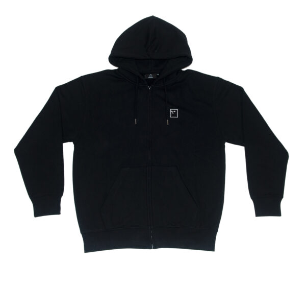 Blockhead Full Zip Hooded Sweater Black