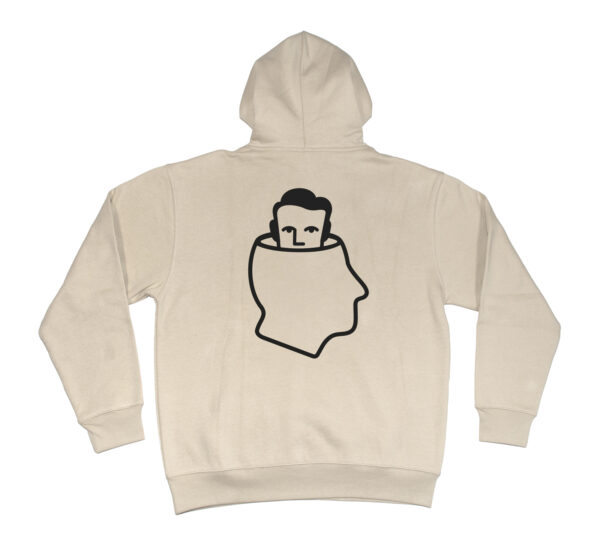 Head Logo Hooded Sweater Cement