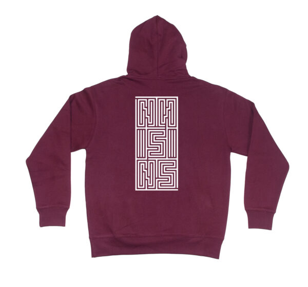 Labyrinth Hooded Sweater Brick