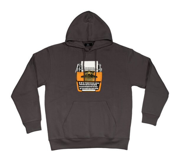 Writer's Block Hooded Sweater Charcoal