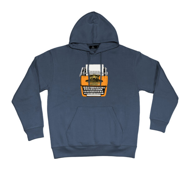 Writer's Block Hooded Sweater Steel