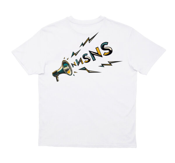 Megaphone Tee White